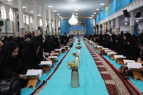 تصاویر/ مراسم جمع خوانی قرآن کریم در شاهین دژ