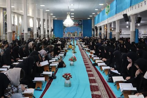 تصاویر/ مراسم جمع خوانی قرآن کریم در شاهین دژ