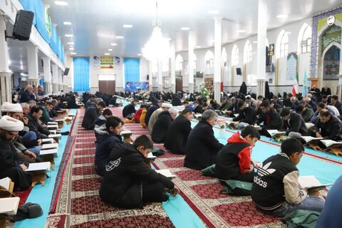 تصاویر/ مراسم جمع خوانی قرآن کریم در شاهین دژ