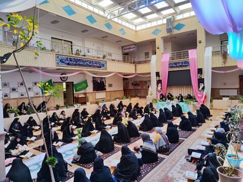 تصاویر/ مراسم جمع خوانی قرآن کریم در مدرسه علمیه ریحانة الرسول ارومیه