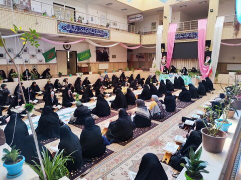 تصاویر/ مراسم جمع خوانی قرآن کریم در مدرسه علمیه ریحانة الرسول ارومیه