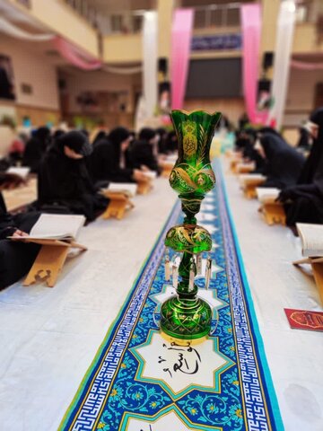 تصاویر/ مراسم جمع خوانی قرآن کریم در مدرسه علمیه ریحانة الرسول ارومیه