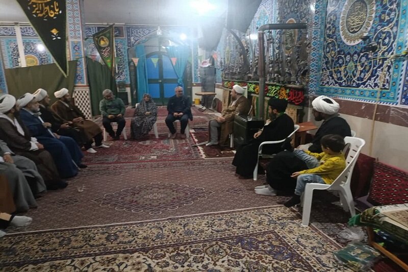 دیدار مبلغان جانباز دفاع مقدس با خانواده شهیدان سیاهچاهی