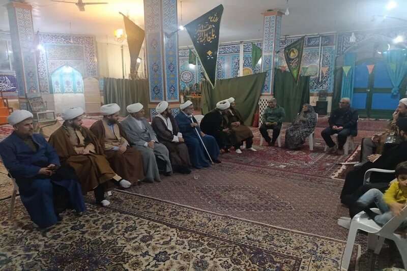 دیدار مبلغان جانباز دفاع مقدس با خانواده شهیدان سیاهچاهی