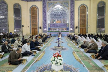 تصاویر/ ترتیل‌خوانی قرآن در مصلی امام(ره) تبریز
