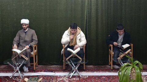 تصاویر/ محفل انس با قران کریم در مدرسه علمیه خوی
