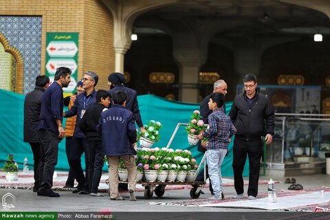 Photos/ Heure de l'Iftar au sanctuaire de Hazrat Masoumeh (PSL)