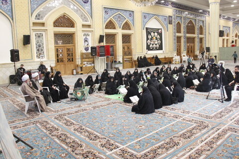 تصاویر /برگزاری محفل قرانی امت پیروز ویژه بانوان در راستای طرح زندگی با آیه ها