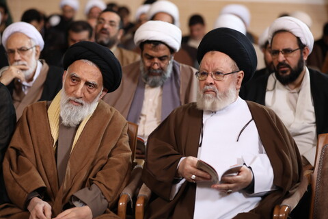 تصاویر/ آیین رونمایی از احیای کتاب گرانسنگ « عبقات الأنوار»