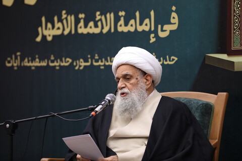 تصاویر/ آیین رونمایی از احیای کتاب گرانسنگ « عبقات الأنوار»