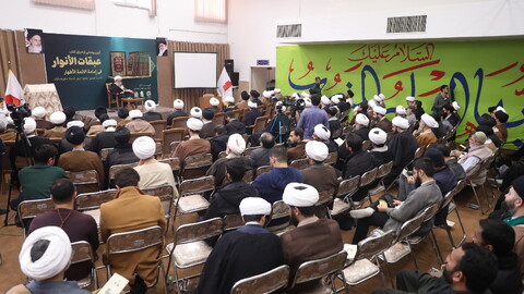 تصاویر/ آیین رونمایی از احیای کتاب گرانسنگ « عبقات الأنوار»