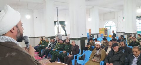 مراسم تجلیل از بسیجیان پایگاه سردار شهید قریه میرزایی راین