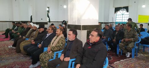 مراسم تجلیل از بسیجیان پایگاه سردار شهید قریه میرزایی راین