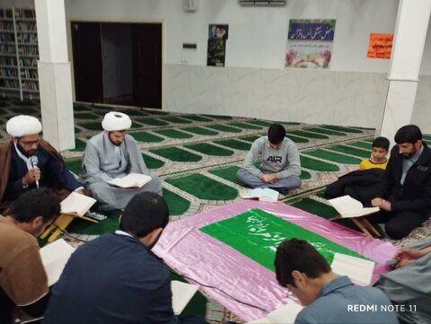 تصاویر مراسم جز خوانی قرآن کریم طلاب پلدختری
