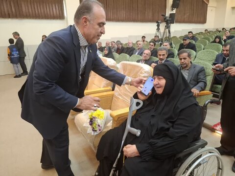 تصاویر/ افتتاح مدرسه شش کلاسه و تجلیل از مادرشهیدان بارفروش