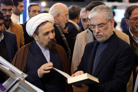 تصاویر/ بازدید وزیر علوم از سی و دومین نمایشگاه بین المللی قرآن کریم