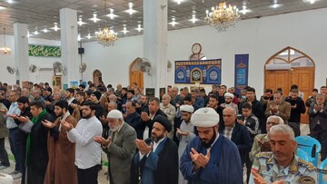 نماز جمعه بندرریگ به روایت تصویر