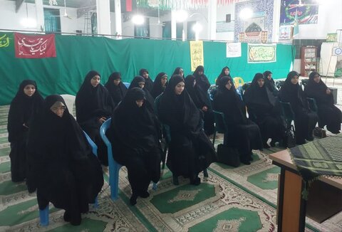 تصاویر/برگزاری مراسم ضیافت افطاری در مدرسه علمیه فدک میلاجرد