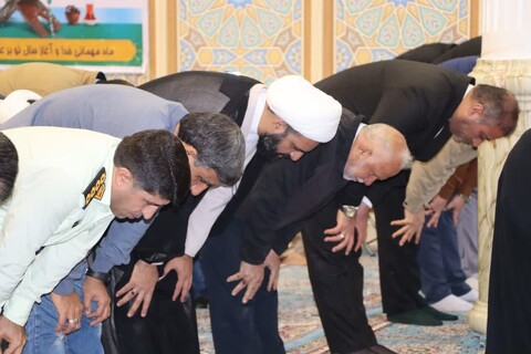 نماز جمعه خارگ به روایت تصویر