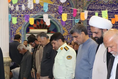 نماز جمعه خارگ به روایت تصویر