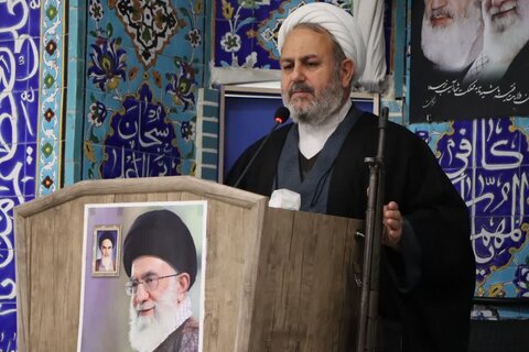 تصاویر/  تصاویر/ آیین عبادی سیاسی نماز جمعه نوشین شهر