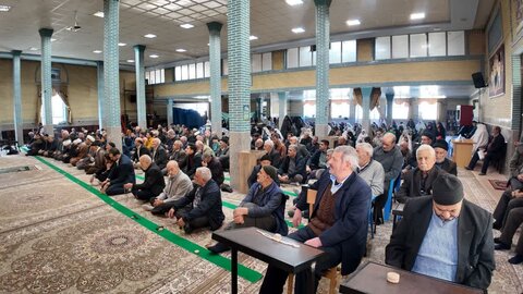 تصاویر/  تصاویر/ آیین عبادی سیاسی نماز جمعه نوشین شهر