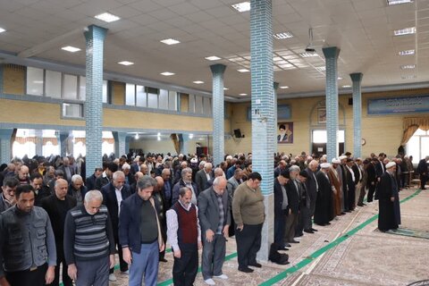 تصاویر/  تصاویر/ آیین عبادی سیاسی نماز جمعه نوشین شهر