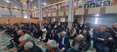 تصاویر/ اقامه نماز جمعه شهر کشاورز