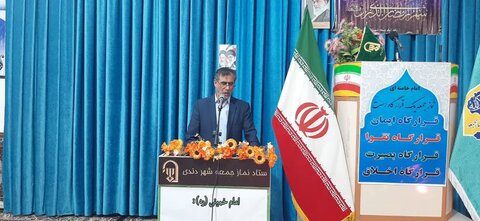 تصاویر | آیین عبادی سیاسی نماز جمعه شهرستان دندی