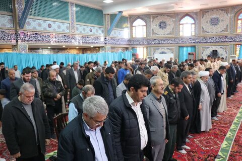 تصاویر | آیین عبادی سیاسی نماز جمعه شهرستان جلفا