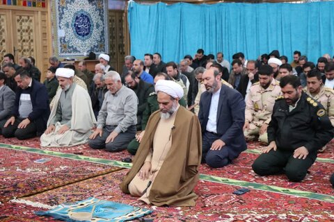 تصاویر | آیین عبادی سیاسی نماز جمعه شهرستان جلفا