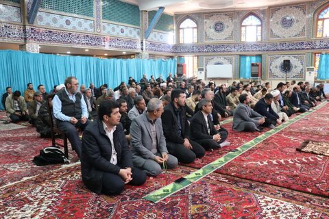 تصاویر | آیین عبادی سیاسی نماز جمعه شهرستان جلفا