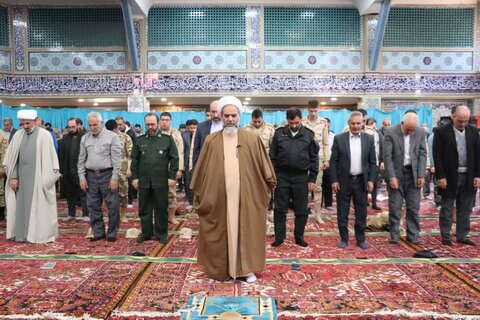 تصاویر | آیین عبادی سیاسی نماز جمعه شهرستان جلفا