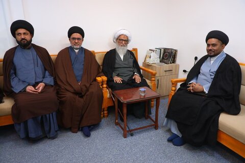 آیت اللہ العظمیٰ بشیر حسین نجفی سے حجۃ الاسلام والمسلمین مولانا سید احمد علی عابدی کی ملاقات