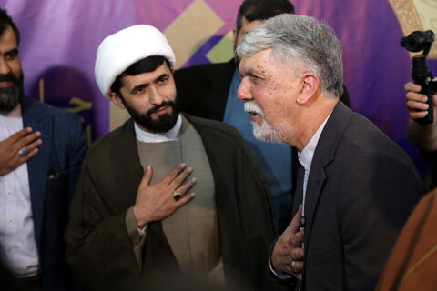 تصاویر/ بازدید وزیر فرهنگ و ارشاد اسلامی از نمایشگاه بین المللی قرآن