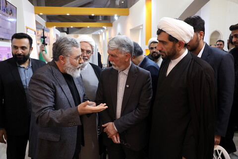 تصاویر/ بازدید وزیر فرهنگ و ارشاد اسلامی از نمایشگاه بین المللی قرآن