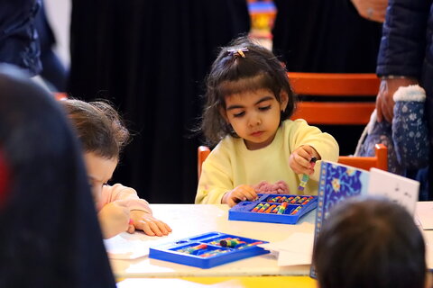 تصاویر/ حضور کودکان در سی و دومین نمایشگاه بین المللی قرآن کریم