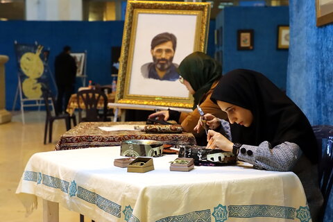 تصاویر/ هنر و قرآن؛ تجلی زیبایی‌های قرآنی در نمایشگاه بین‌المللی قرآن کریم