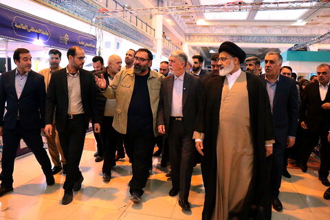 تصاویر/ بازدید وزیر فرهنگ و ارشاد اسلامی از نمایشگاه بین المللی قرآن