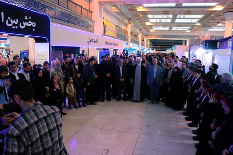 تصاویر/ بازدید وزیر فرهنگ و ارشاد اسلامی از نمایشگاه بین المللی قرآن