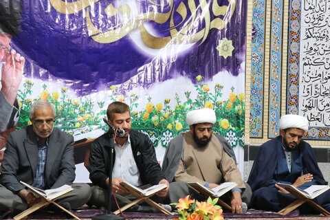 هفتمین روز جمع خوانی قرآن کریم در حسینیه ثارالله شهر اندوهجرد