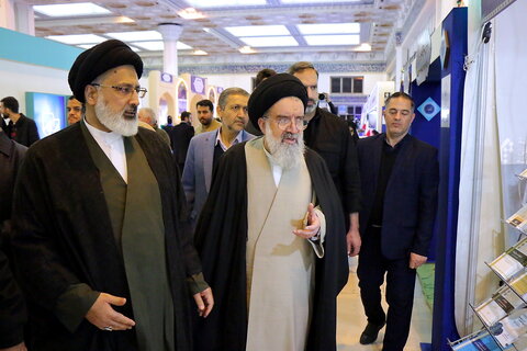 تصاویر/ بازدید آیت الله سید احمد خاتمی از نمایشگاه بین المللی قرآن