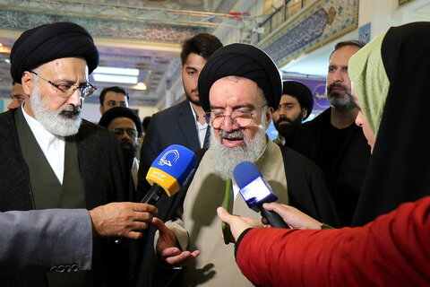 تصاویر/ بازدید آیت الله سید احمد خاتمی از نمایشگاه بین المللی قرآن