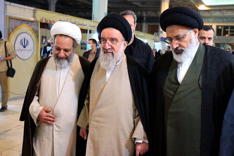 تصاویر/ بازدید آیت الله سید احمد خاتمی از نمایشگاه بین المللی قرآن