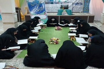 محفل انس با قرآن در مدرسه علمیه نرجسیه شهرستان سنقر و کلیایی+ عکس