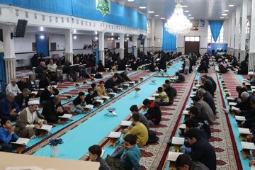 تصاویر/ مراسم جزء خوانی قرآن کریم در شاهین دژ