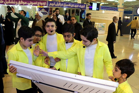 تصاویر/ حال و هوای چهارمین روز سی ودومین نمایشگاه بین المللی قرآن کریم