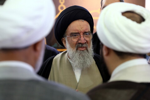 تصاویر / بازدید آیت الله سیداحمد خاتمی از بخش حوزوی سی و دومین نمایشگاه بین المللی قرآن کریم 2