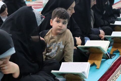 تصاویر/ مراسم جزء خوانی قرآن کریم در شاهین دژ