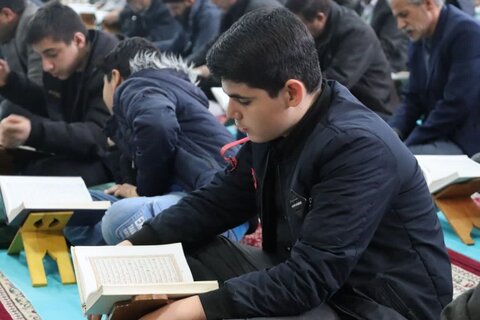 تصاویر/ مراسم جزء خوانی قرآن کریم در شاهین دژ